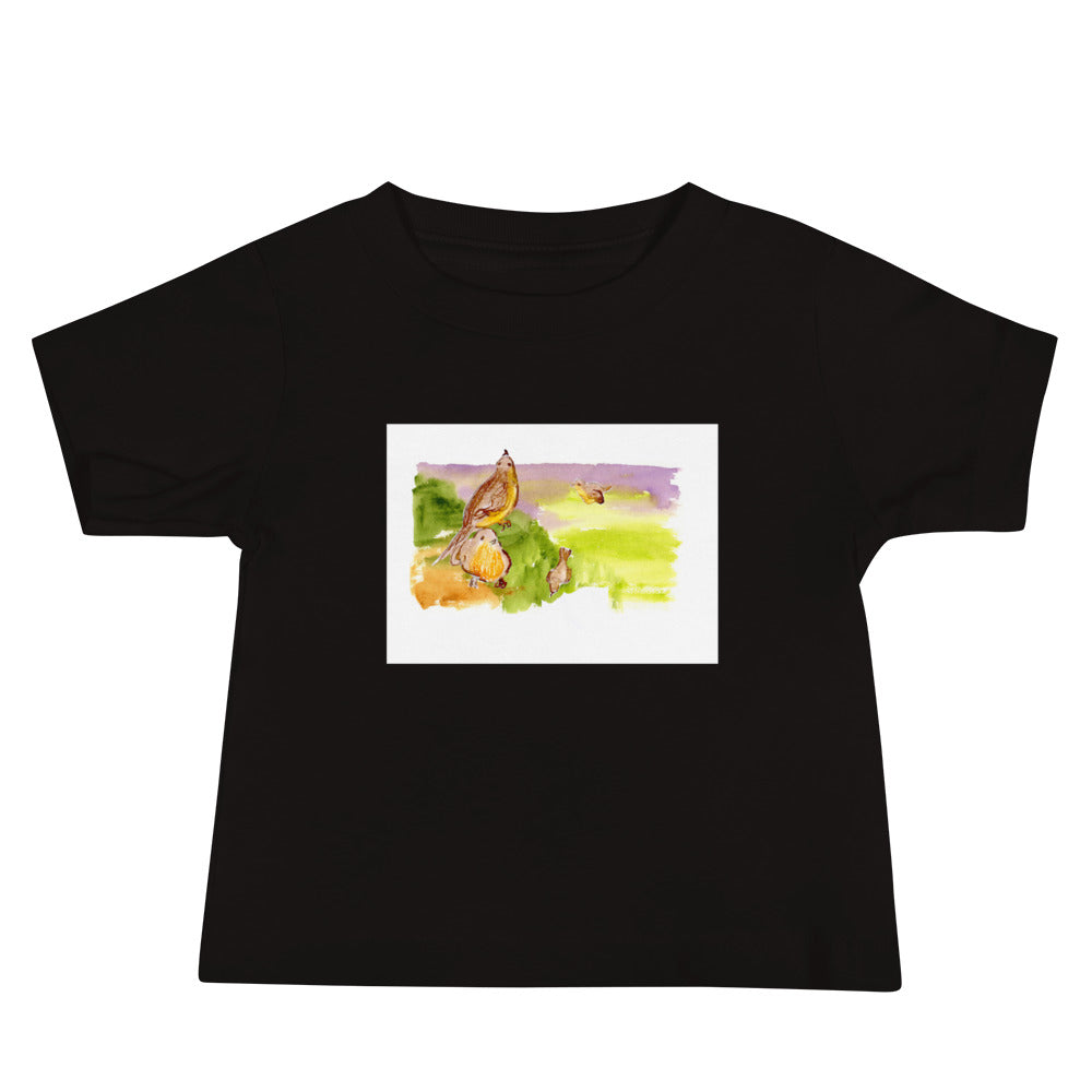 Camiseta con mi diseño único, de manga corta de punto liso para bebé